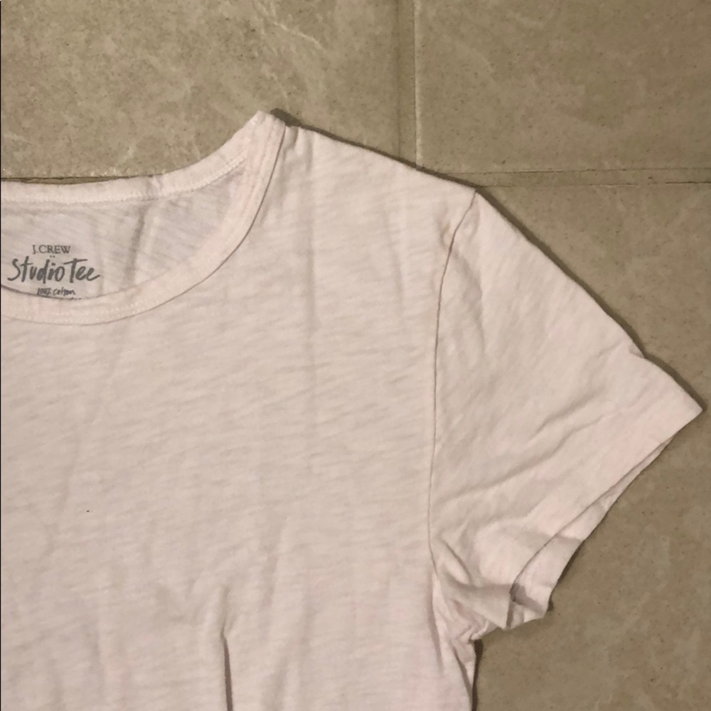 Light pink J crew t shirt